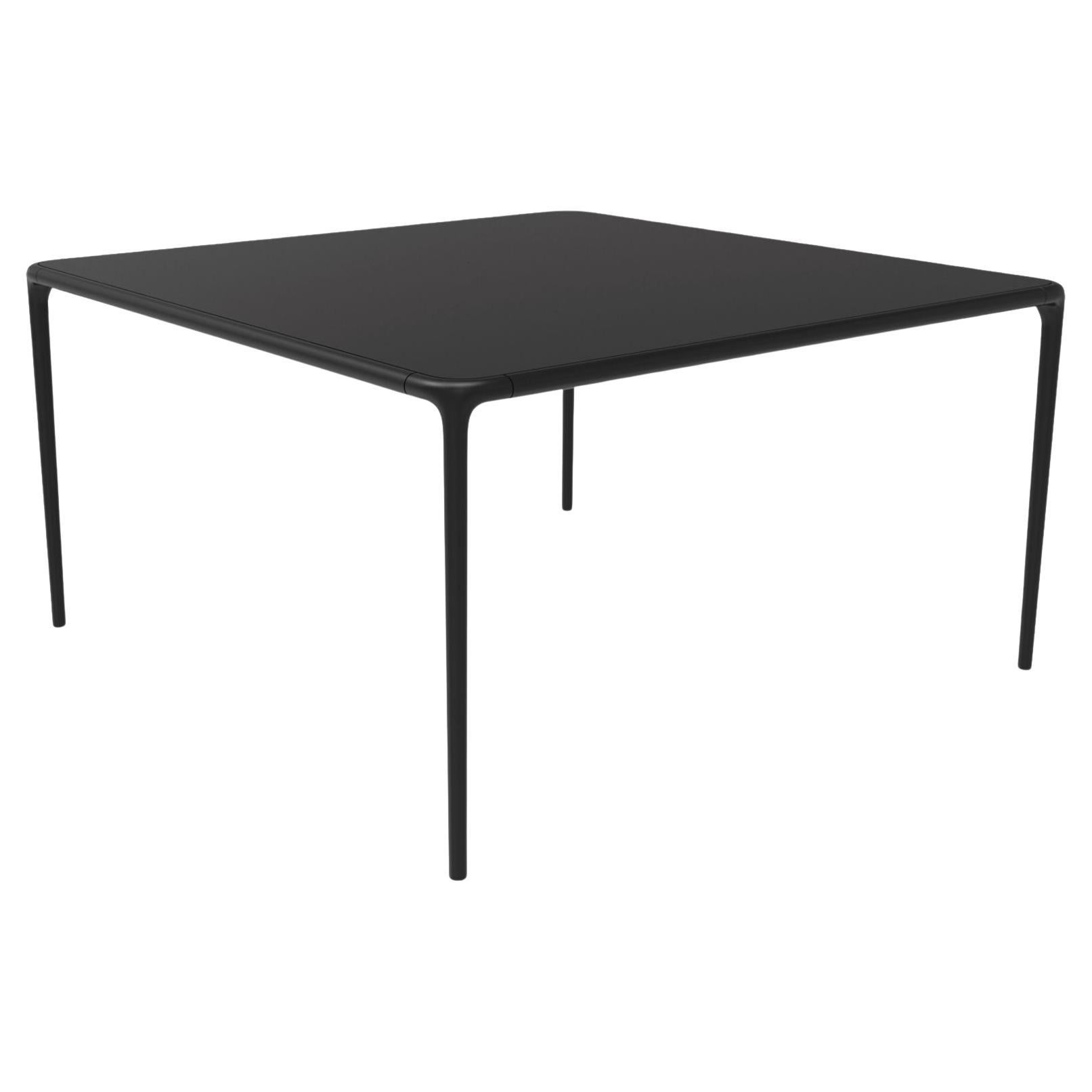 Xaloc Black Glass Top Table 140 by Mowee For Sale