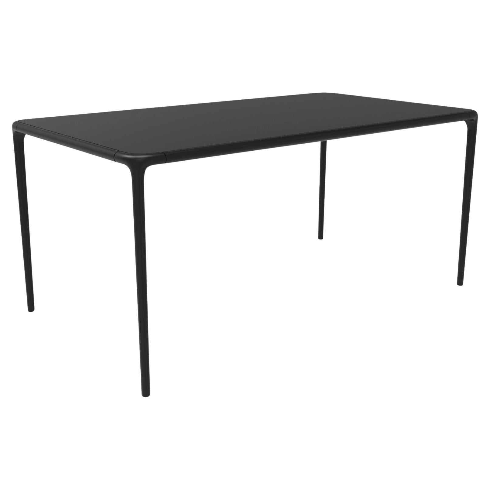 Xaloc Black Glass Top Table 160 by Mowee For Sale