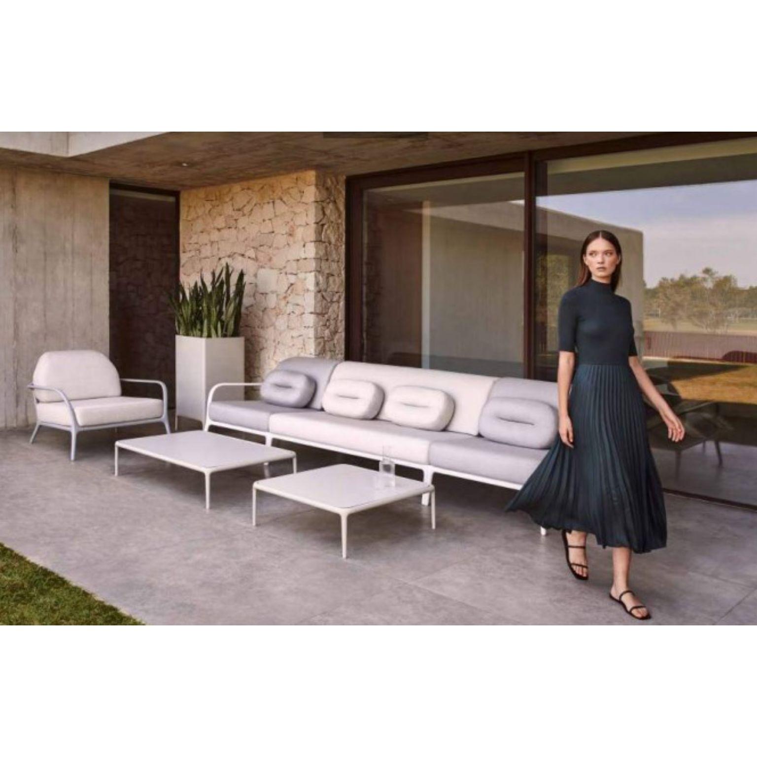 Aluminum Xaloc Black Sofa by Mowee For Sale