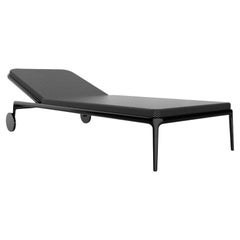 Chaise de soleil noire Xaloc de Mowee