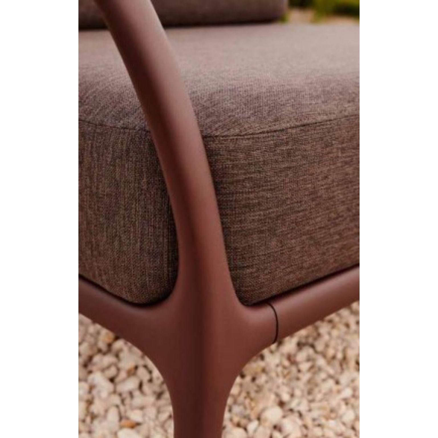 Aluminium Fauteuil Xaloc en bronze de Mowee en vente