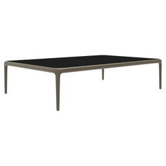 Xaloc Bronze Coffee Table 120 with Glass Top by Mowee