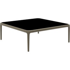 Xaloc Bronze Coffee Table 80 with Glass Top by Mowee