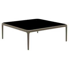 Xaloc Bronze Coffee Table 80 with Glass Top by Mowee