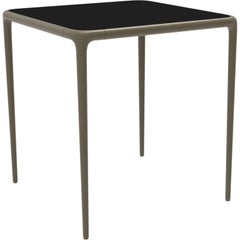 Xaloc Bronze Glass Top Table 70 by Mowee