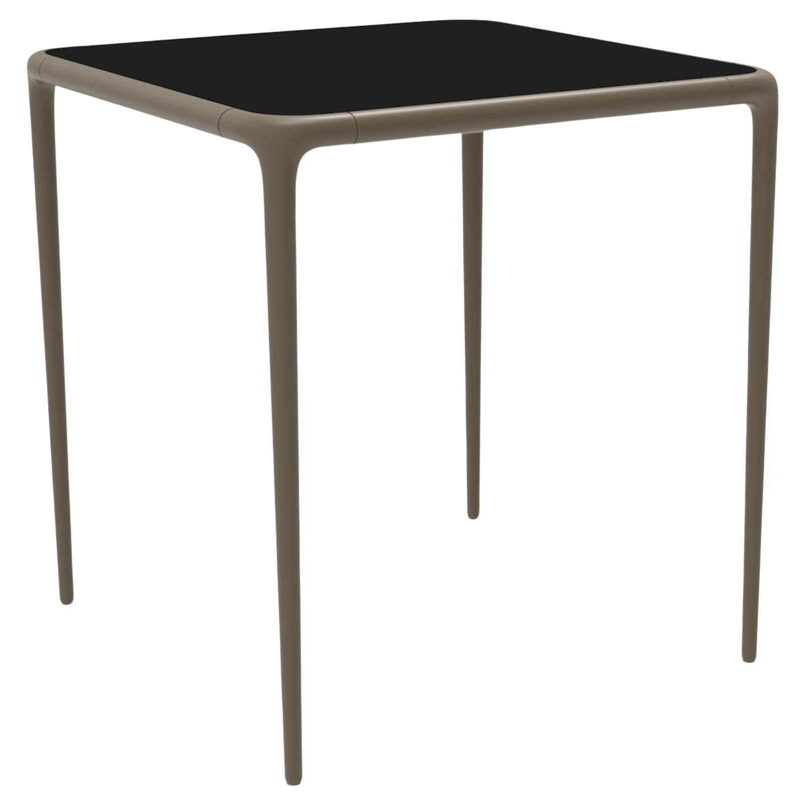 Xaloc Bronze Glass Top Table 70 by Mowee For Sale