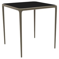 Xaloc Bronze Glass Top Table 70 by Mowee