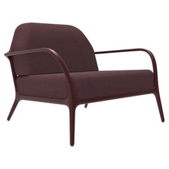 Xaloc Burgundy Armchair by Mowee