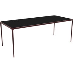 Xaloc Burgundy Glass Top Table 200 by Mowee