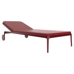 Sedia a sdraio Xaloc Burgundy di Mowee
