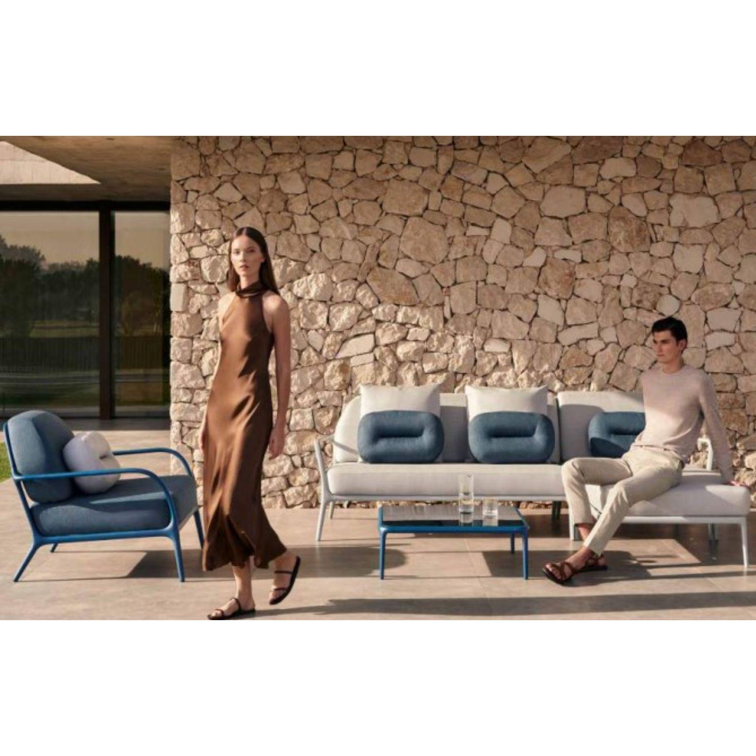 Spanish Xaloc Central 160 Burgundy Modular Sofa by MOWEE