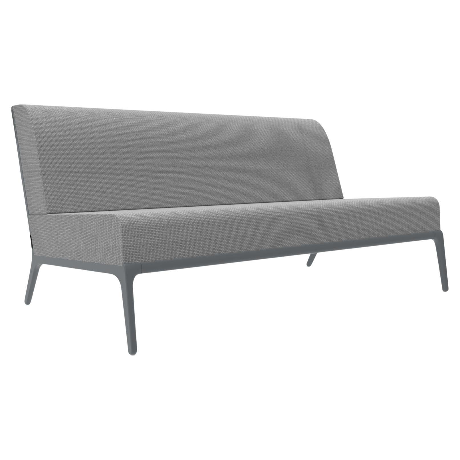 Xaloc Central 160 Grey Modular Sofa by Mowee For Sale