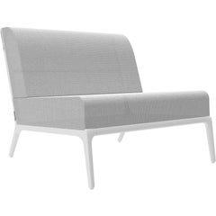 Xaloc Central 90 White Modular Sofa by Mowee