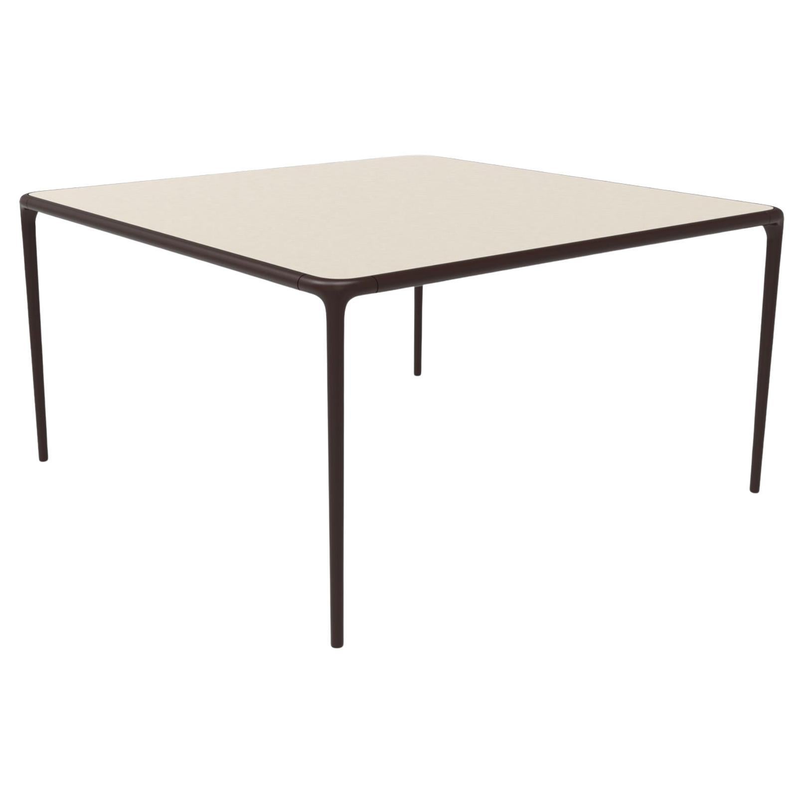 Xaloc Chocolate Glass Top Table 140 by Mowee For Sale