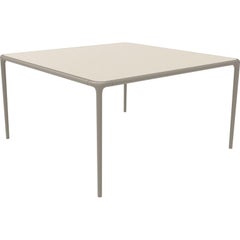 Xaloc Cream Glass Top Table 140 by Mowee