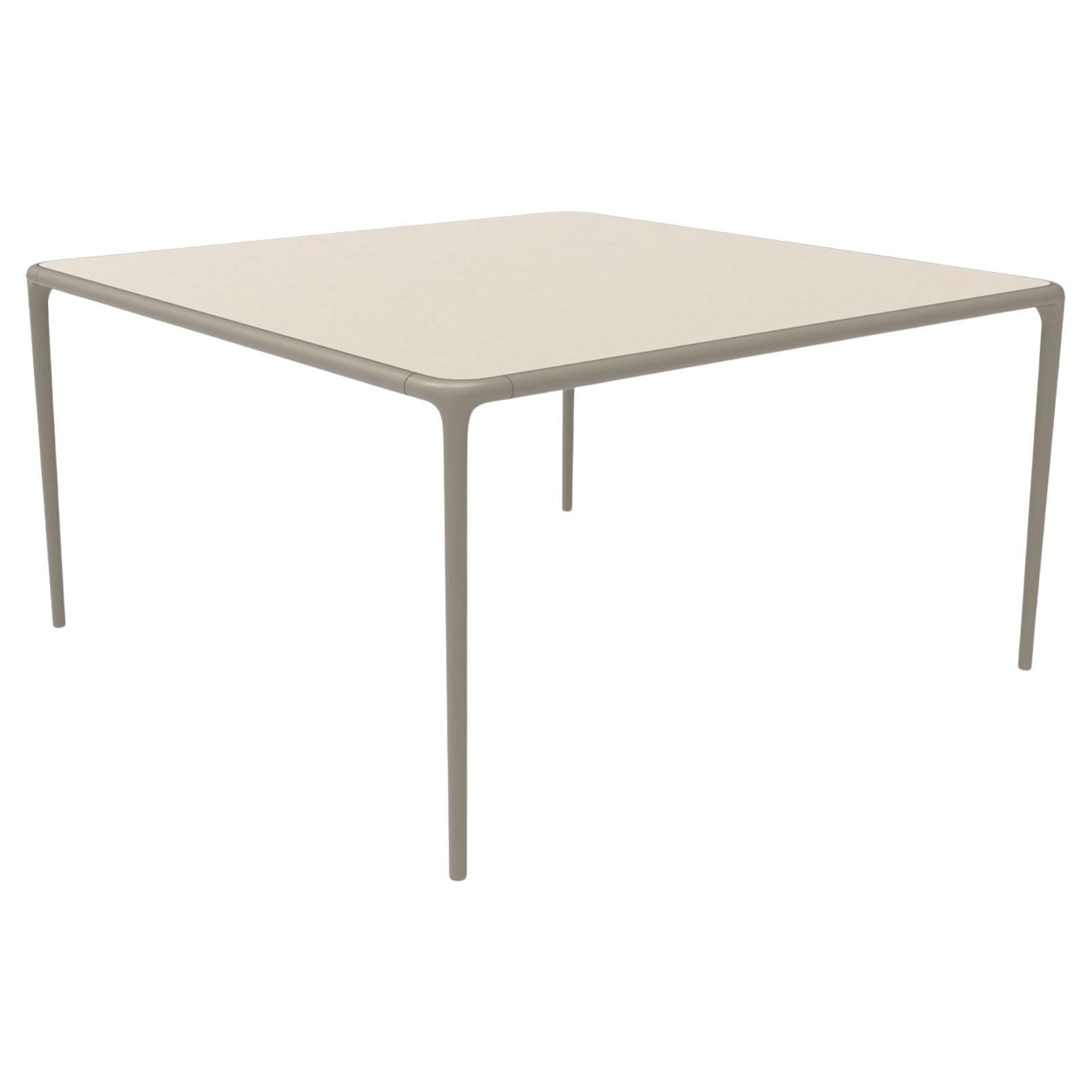Xaloc Cream Glass Top Table 140 by Mowee For Sale