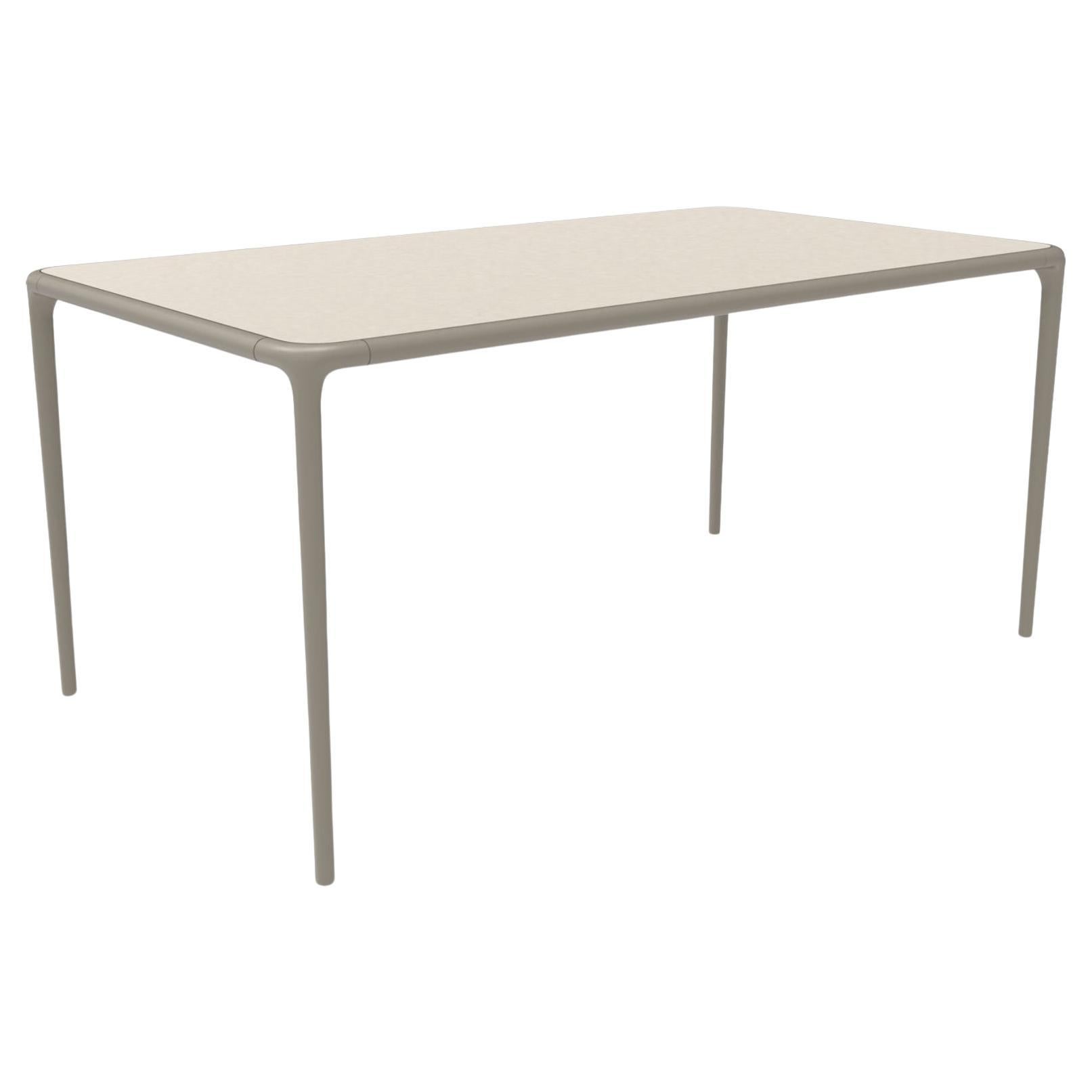 Xaloc Cream Glass Top Table 160 by Mowee For Sale