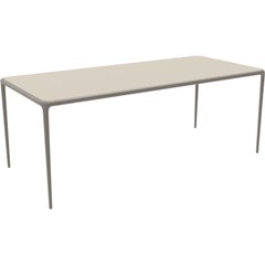 Xaloc Cream Glass Top Table 200 by Mowee