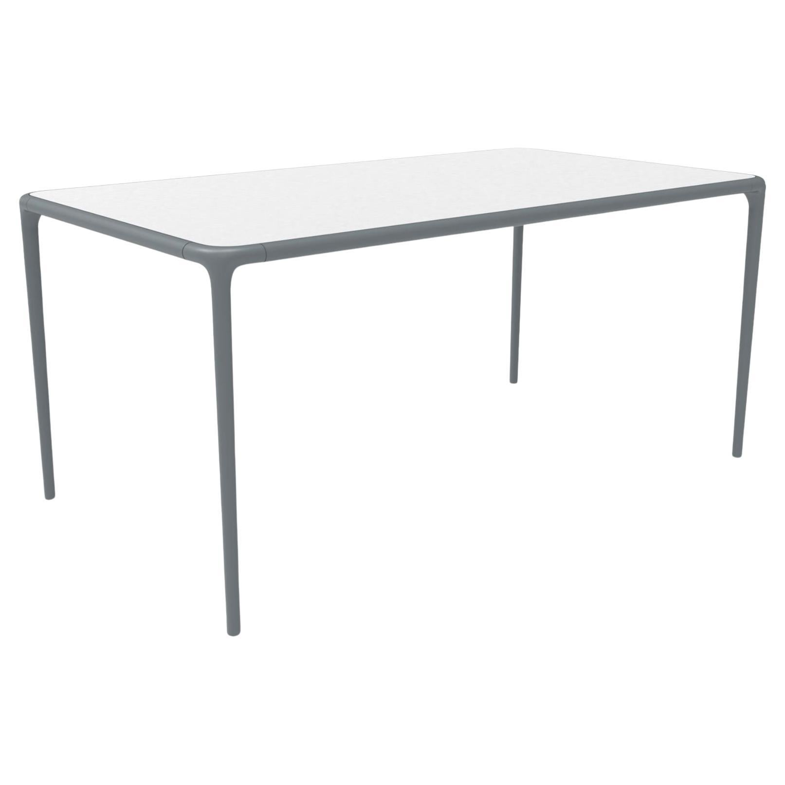 Table Xaloc à plateau en verre gris 160 par Mowee