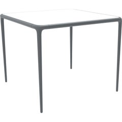 Xaloc Grey Glass Top Table 90 by Mowee