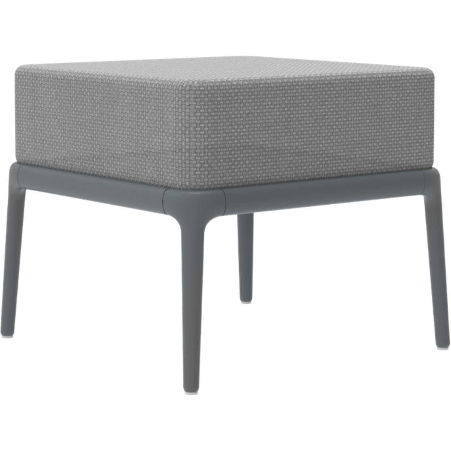 Xaloc grey pouf 50 by MOWEE
Dimensions: D50 x W50 x H43 cm
Material: Aluminum, Textile
Weight: 7 kg
Also Available in different colors and finishes.

 Xaloc synthesizes the lines of interior furniture to extrapolate to the exterior, creating