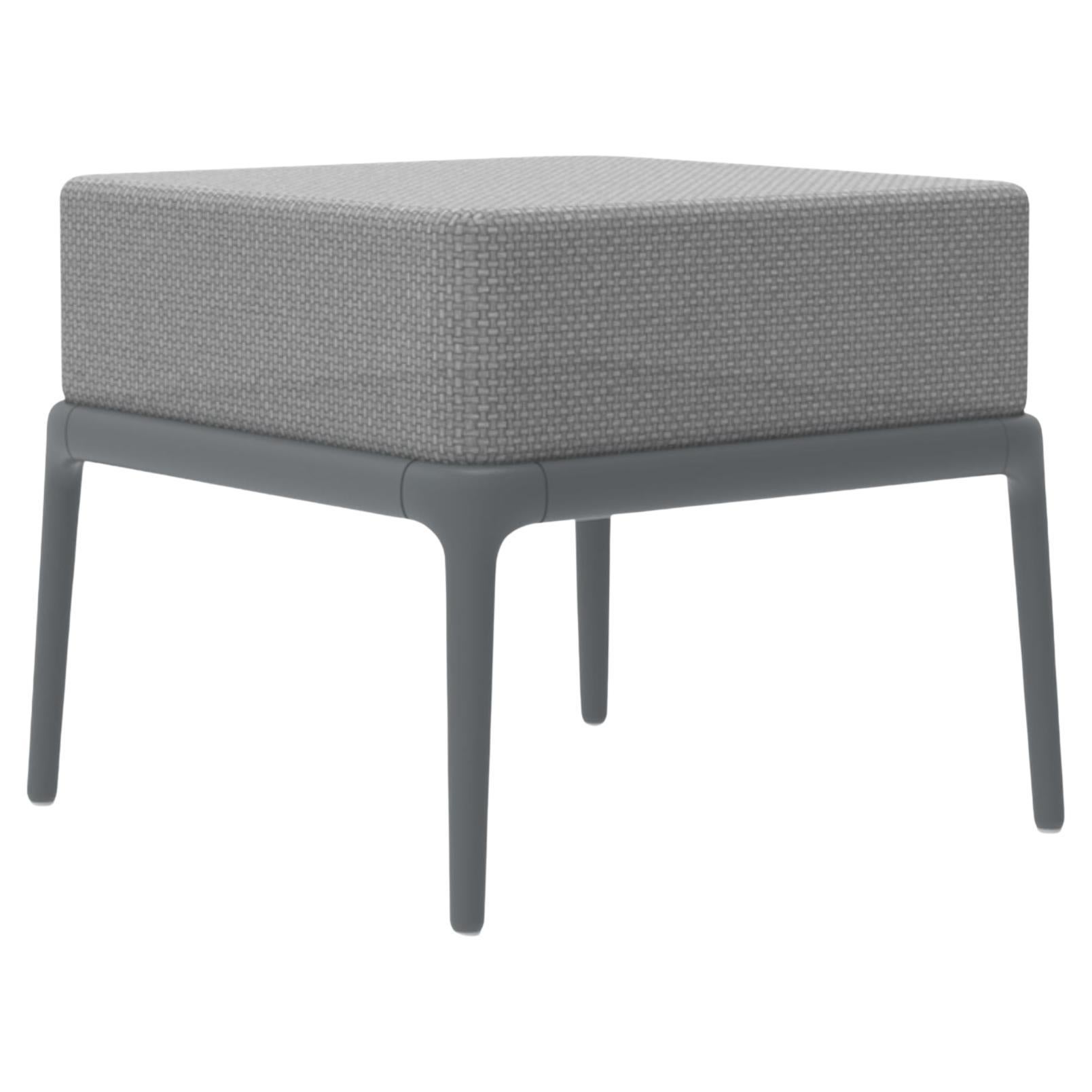 Xaloc Grey Pouf 50 by Mowee For Sale