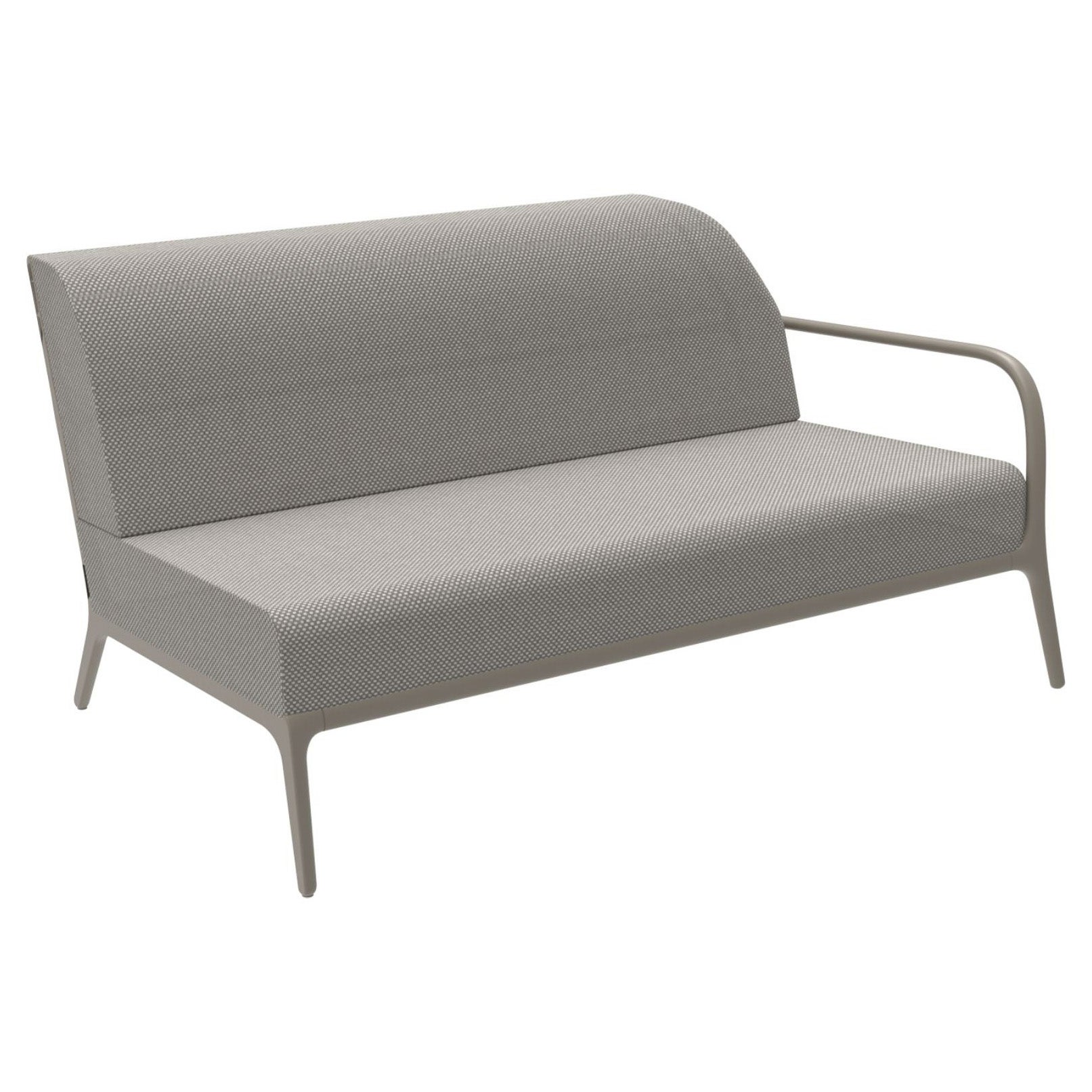 Xaloc Left 160 Cremefarbenes modulares Sofa von Mowee