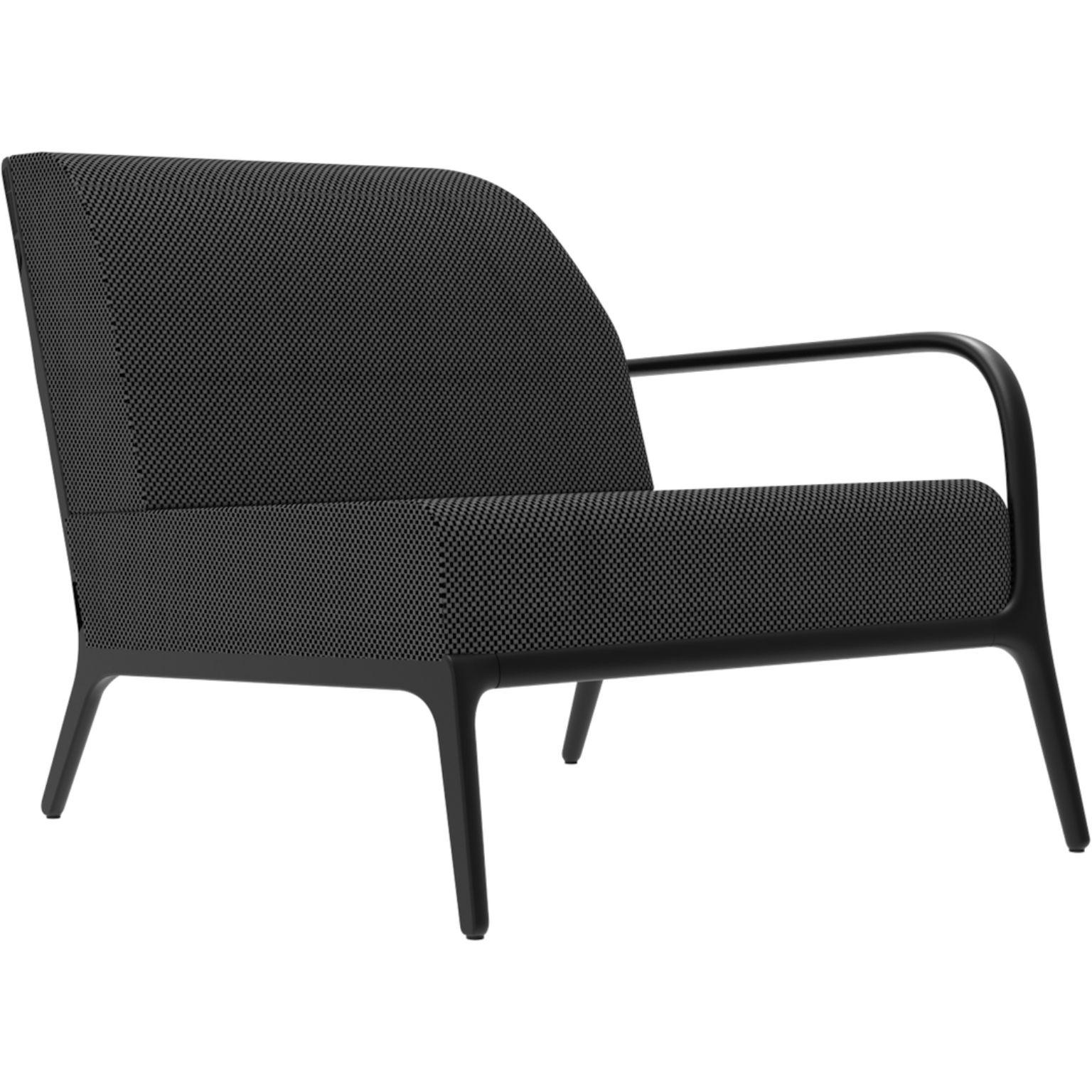 Xaloc Left 90 Noir Canapé modulable par MOWEE
Dimensions : D100 x L90 x H81 cm (Hauteur du siège 42 cm)
MATERIAL : Aluminium, Textile
Poids : 25 kg
Disponible également en différentes couleurs et finitions. 

 Xaloc synthétise les lignes du
