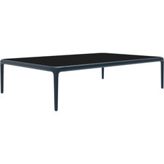 Xaloc Navy Coffee Table 120 with Glass Top by Mowee