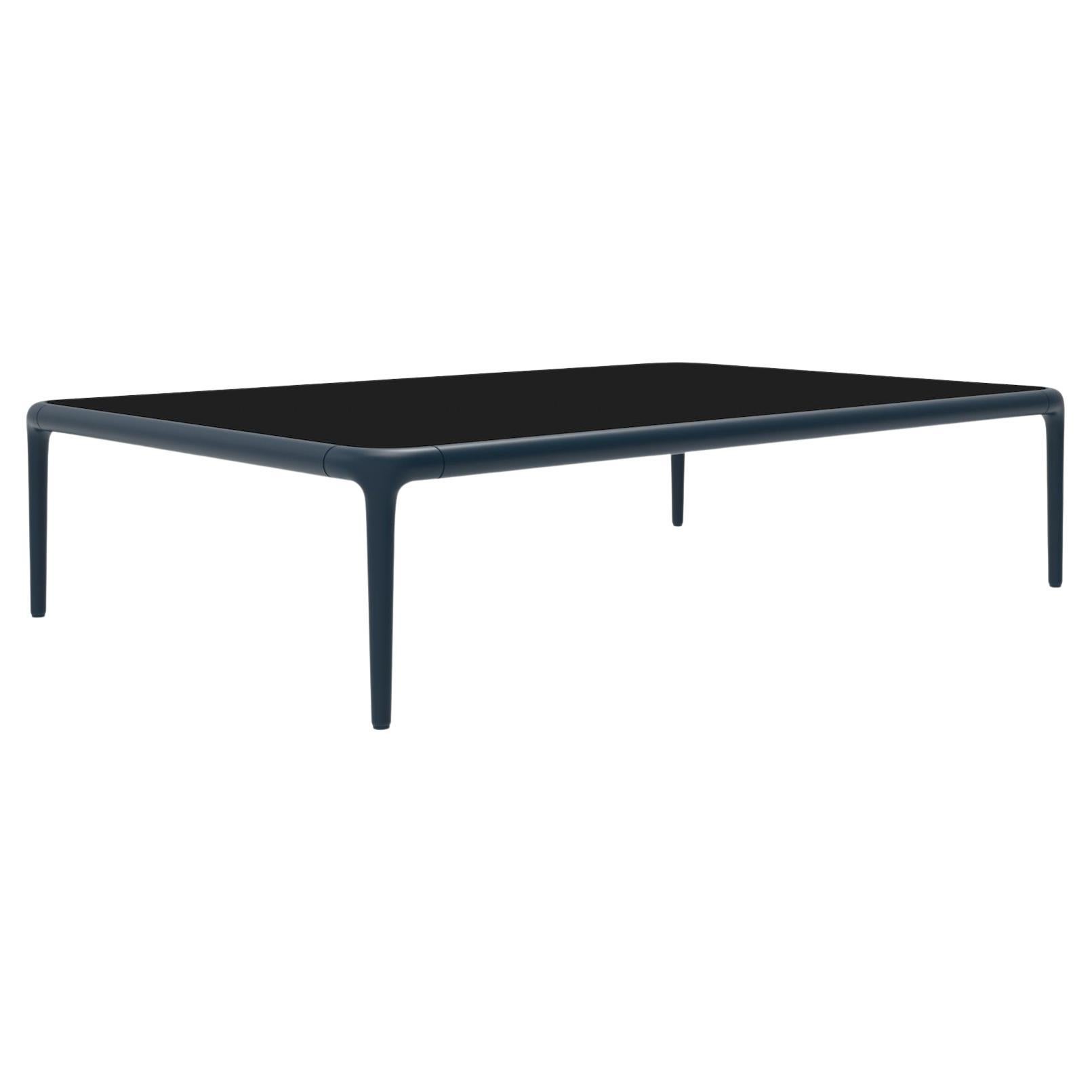 Xaloc Navy Coffee Table 120 with Glass Top by Mowee