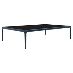 Xaloc Navy Coffee Table 120 with Glass Top by Mowee