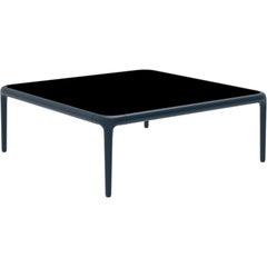 Xaloc Navy Coffee Table 80 with Glass Top by Mowee
