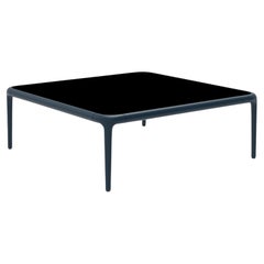 Xaloc Navy Coffee Table 80 with Glass Top by Mowee