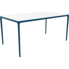Xaloc Navy Glass Top Table 160 by Mowee