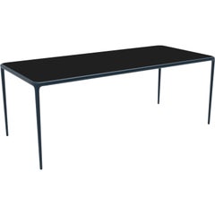 Xaloc Navy Glass Top Table 200 by Mowee