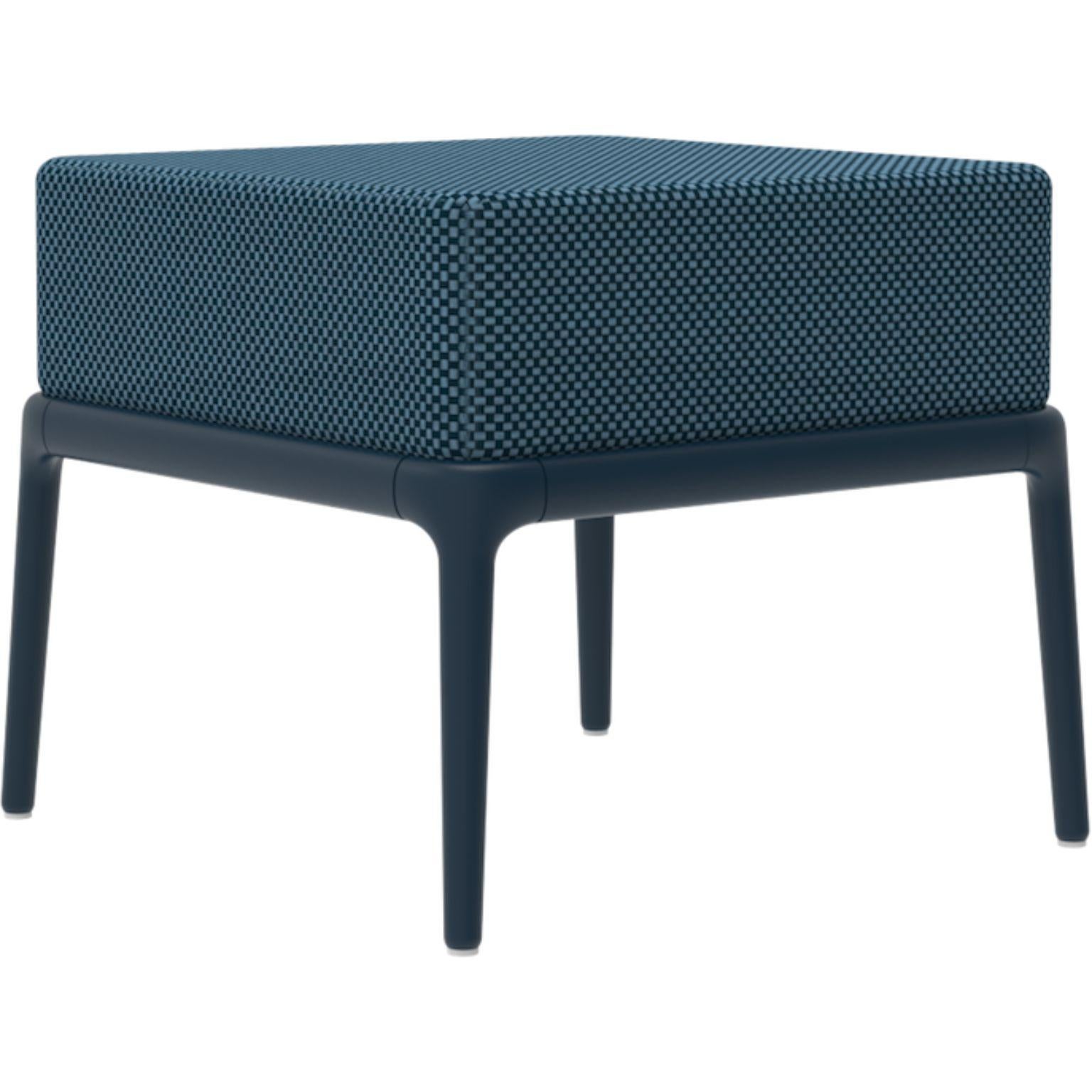 Xaloc navy pouf 50 by Mowee.
Dimensions: D50 x W50 x H43 cm
Material: Aluminium, Textile
Weight: 7 kg
Also Available in different colours and finishes.

 Xaloc synthesizes the lines of interior furniture to extrapolate to the exterior,