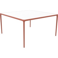 Xaloc Salmon Glass Top Table 140 by Mowee