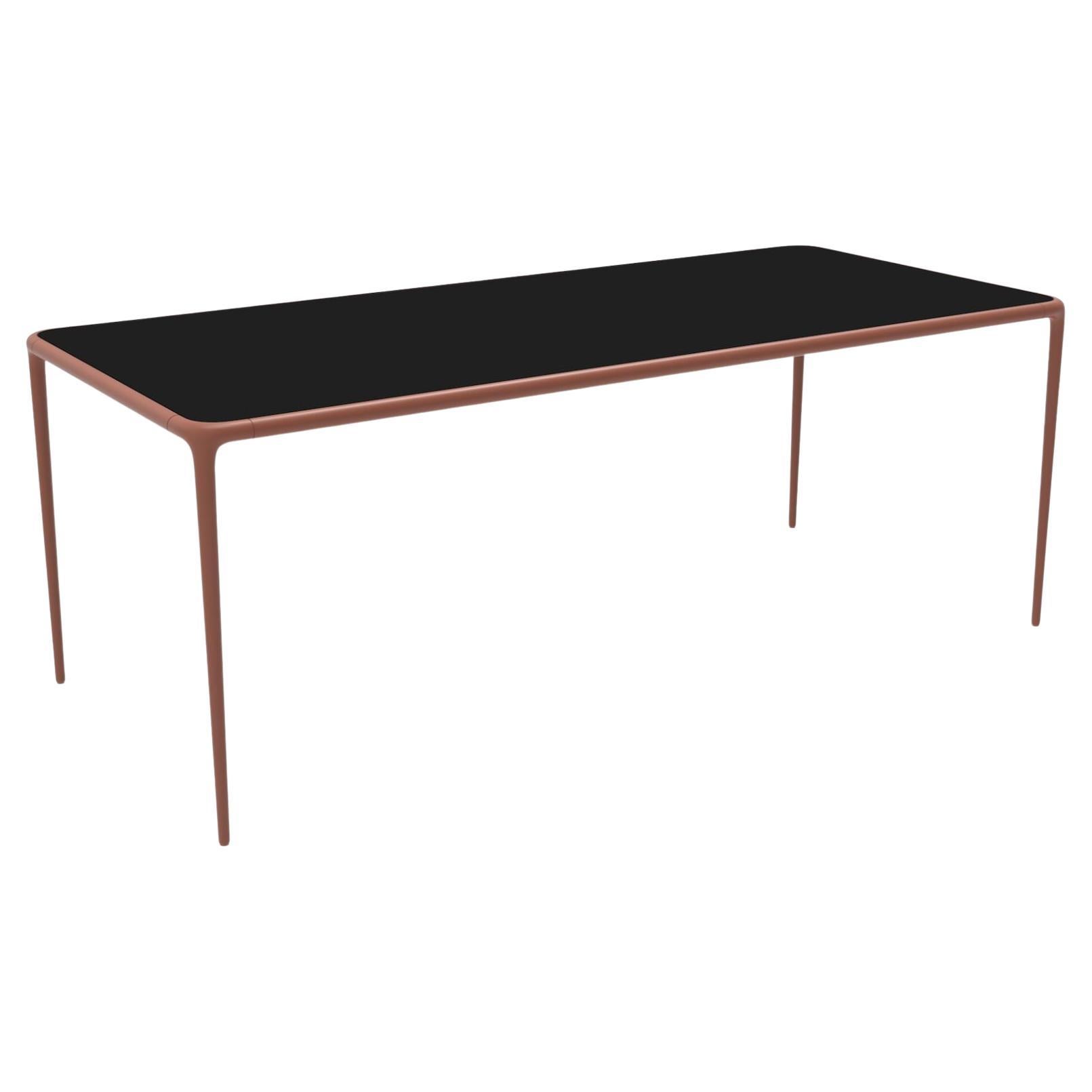Xaloc Salmon Glass Top Table 200 by Mowee For Sale