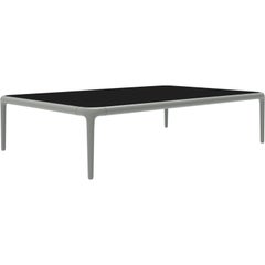 Xaloc Silver Coffee Table 120 with Glass Top by Mowee