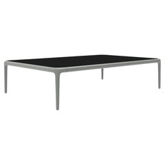 Xaloc Silver Coffee Table 120 with Glass Top by Mowee