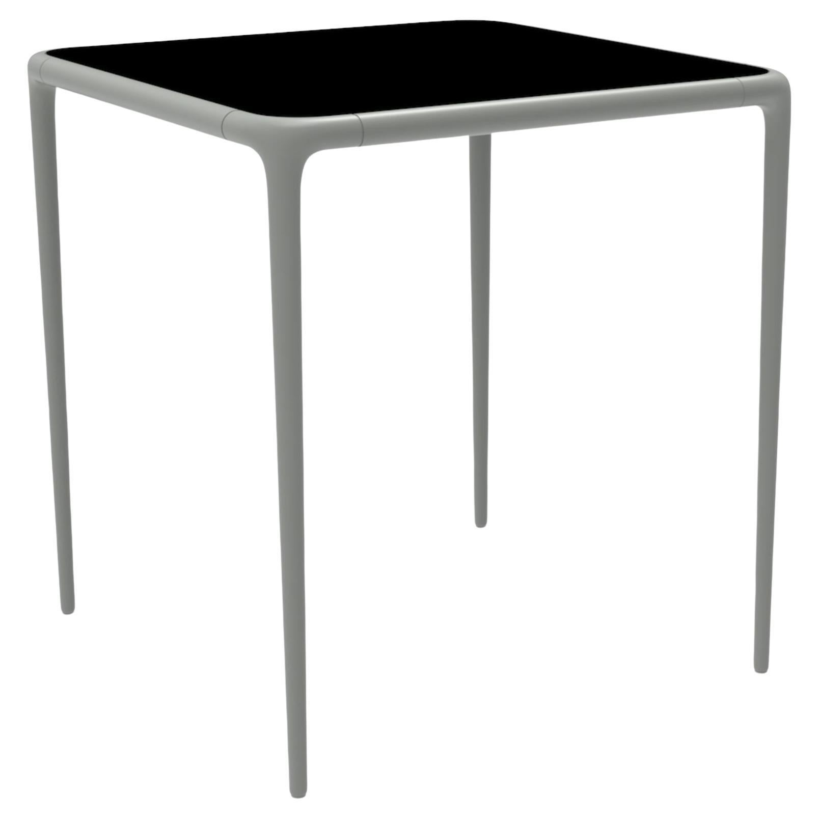 Xaloc Silver Glass Top Table 70 by Mowee For Sale