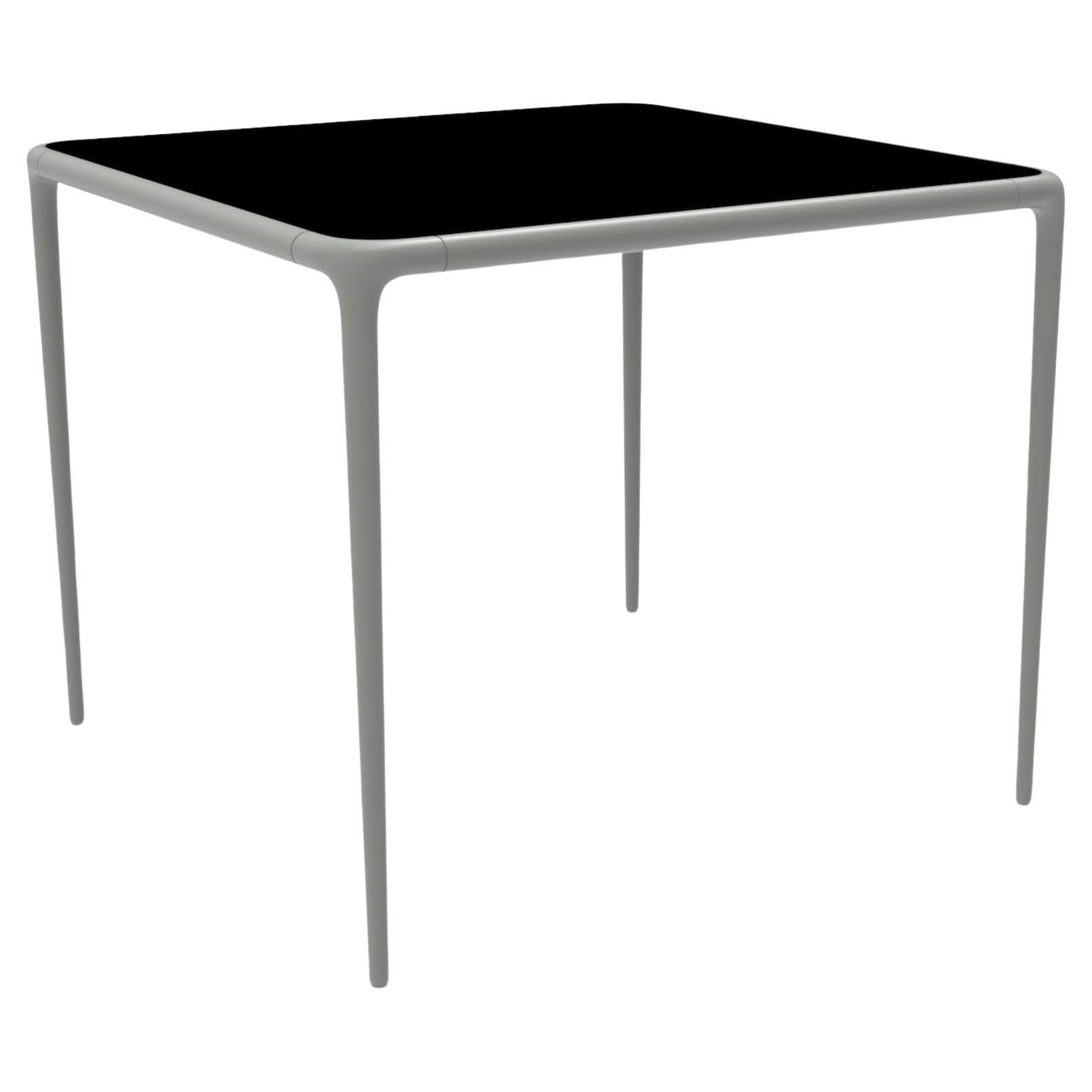 Xaloc Silver Glass Top Table 90 by Mowee For Sale