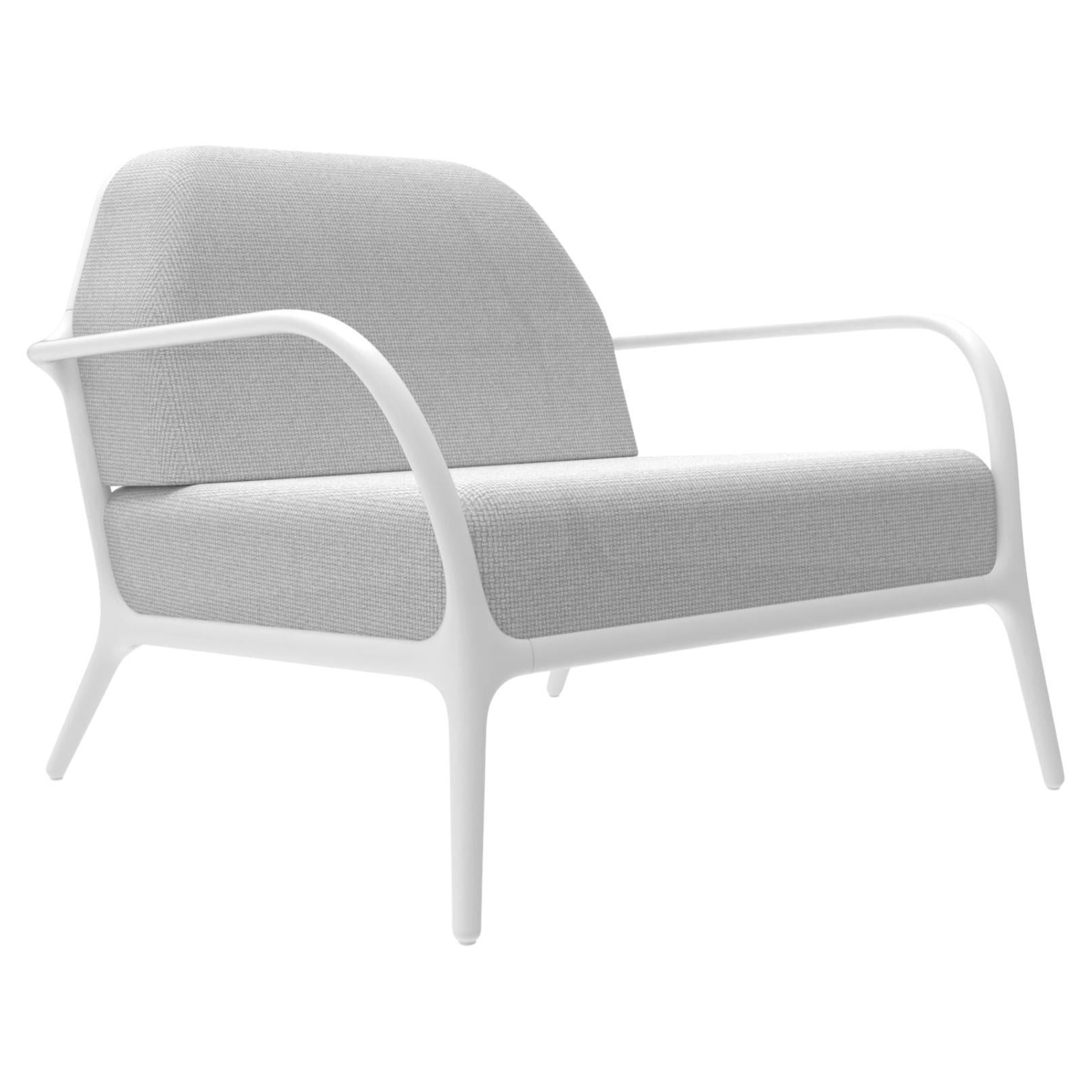 Xaloc White Armchair by Mowee For Sale