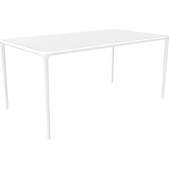 Xaloc White Glass Top Table 160 by Mowee