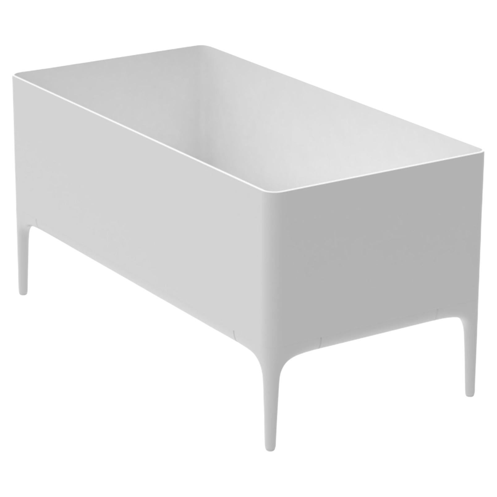 Xaloc White Planter by Mowee For Sale