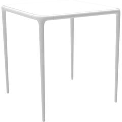 Xaloc Glastisch mit weißer Platte 70 von Mowee