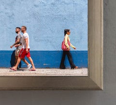 "Copacabana, Rio de Janeiro" Contemporary Figurative Framed Photograph on Paper
