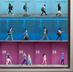 "Gilbert Baker's Global Rainbow" Contemporary Photograph on Aluminum with Frame