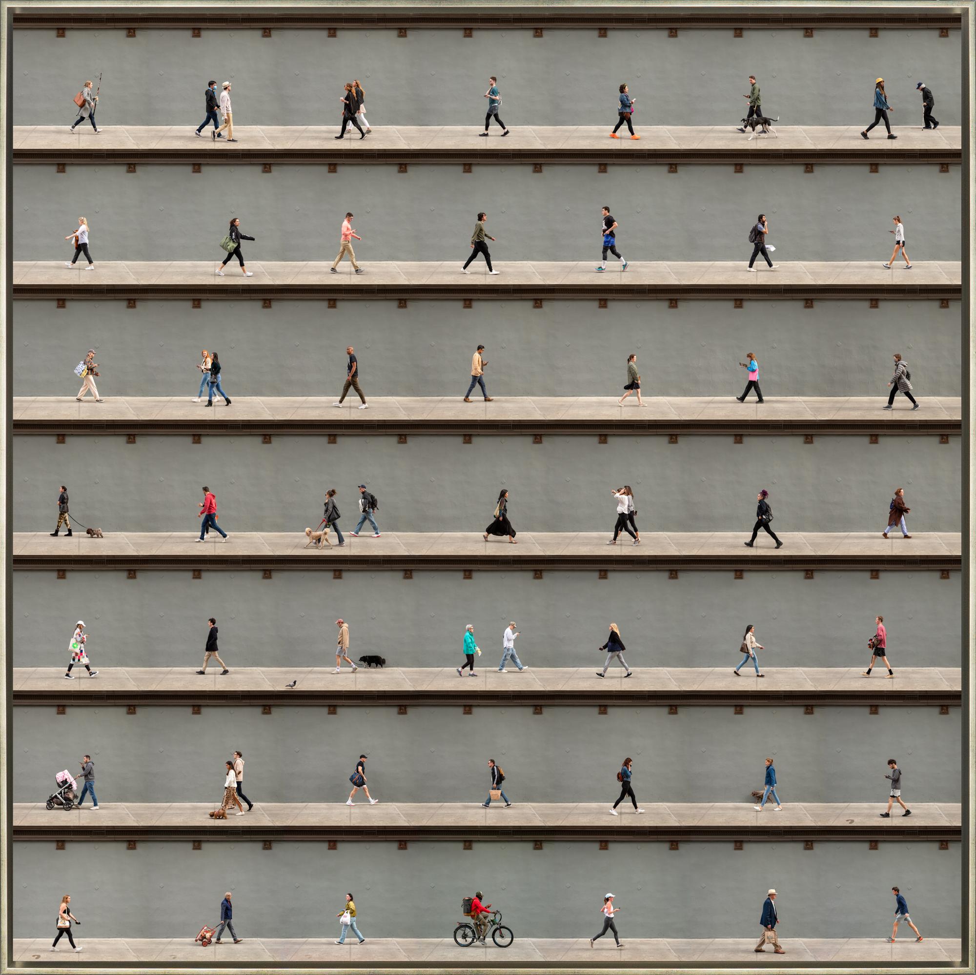 "Horatio Street, NYC" Fotografía contemporánea sobre aluminio Enmarcada
