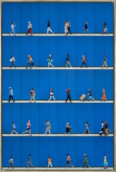 "Hoyt Street, Downtown Brooklyn, NYC" Zeitgenössische Fotografie auf Aluminium